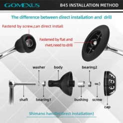Gomexus Round Power Knob 45mm -Fishing Equip Store B45 1 800x 5e02fb82 5c74 477d b807 71d360d3f980