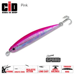 CID Casting Sprat 80 20 CID Casting Sprat 80 -Fishing Equip Store CIDPinkSprat