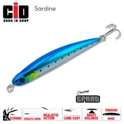 CID Casting Sprat 80 21 CID Casting Sprat 80 -Fishing Equip Store CIDSardineSprat