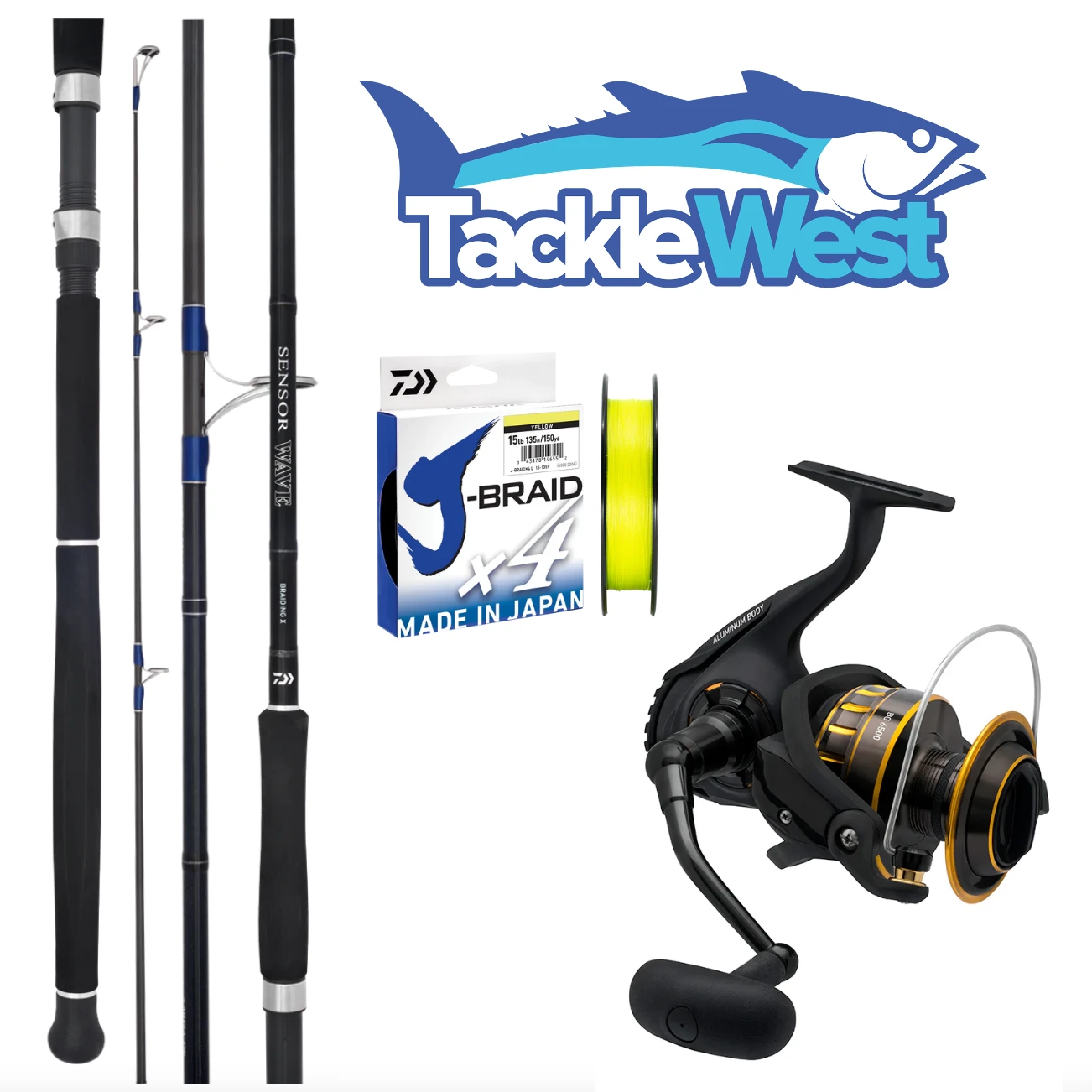 Daiwa BG Beach Fishing Combo 3 Daiwa BG Beach Fishing Combo