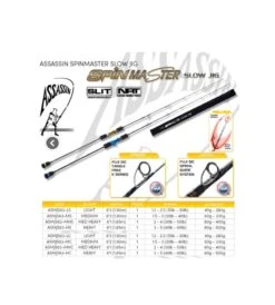 Assassin Spinmaster 16 Assassin Spinmaster -Fishing Equip Store GT Assassin Spinmaster Slow Jig