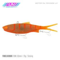 Samaki Vibelicious 100mm -Fishing Equip Store Motor Oil UV