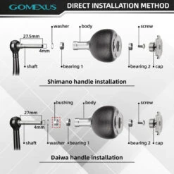 Gomexus Carbon Power Knob 38mm -Fishing Equip Store Power knob carbon fa38 direct installation method 800x 3f857c08 9d90 4305 a527 1632bd978055