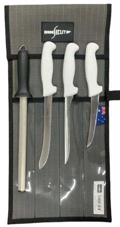 Sicut Anglers Diamond Pack White Handle