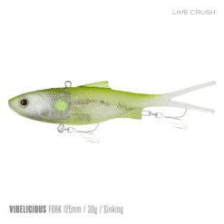 Samaki Vibelicious 125mm 22 Samaki Vibelicious 125mm -Fishing Equip Store Samaki Vibelicious 125mm Lime Crush