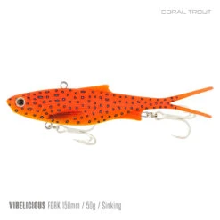 Samaki Vibelicious 150mm 22 Samaki Vibelicious 150mm -Fishing Equip Store Samaki Vibelicious Coral Trout