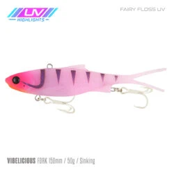 Samaki Vibelicious 150mm 23 Samaki Vibelicious 150mm -Fishing Equip Store Samaki Vibelicious Fairy Floss