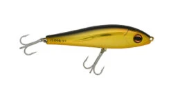 Halco Slidog 125 -Fishing Equip Store Slidog 125 Chrome Gold Black Back